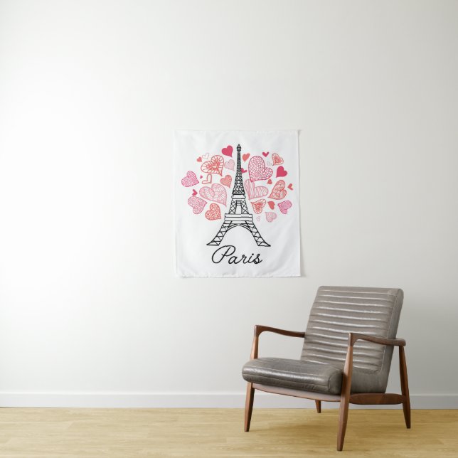 Paris, France Love Tapestry (In Situ)
