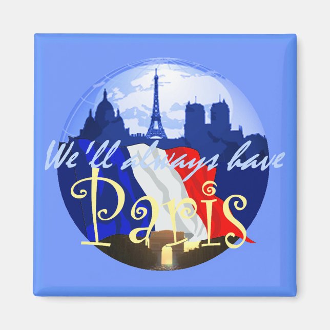 PARIS France Magnet (Front)