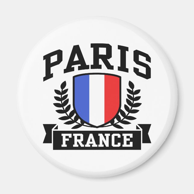 Paris France Magnet (Front)