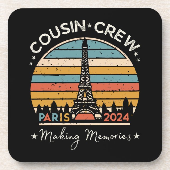 Paris France Making Memories 2024 Coaster (Front)