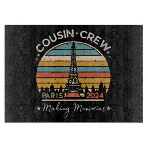 Paris France Making Memories 2024 Cutting Board