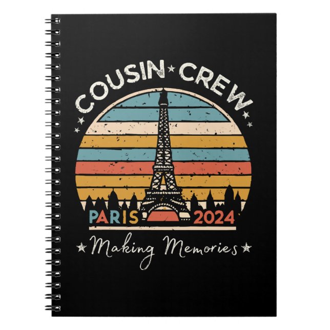 Paris France Making Memories 2024 Notebook (Front)