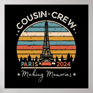 Paris France Making Memories 2024 Poster