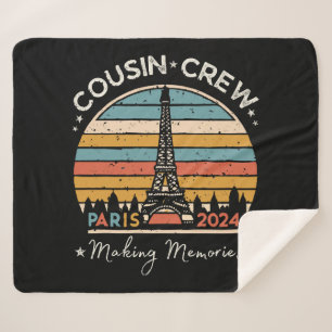 Paris France Making Memories 2024 Sherpa Blanket