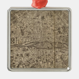 Paris France Metal Tree Decoration