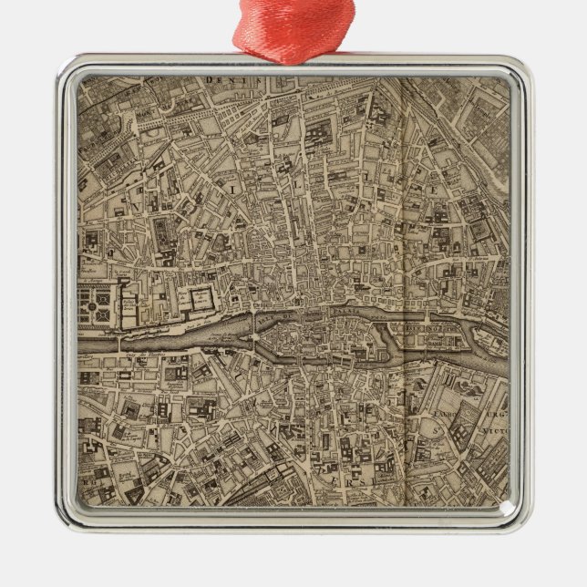 Paris France Metal Tree Decoration (Front)