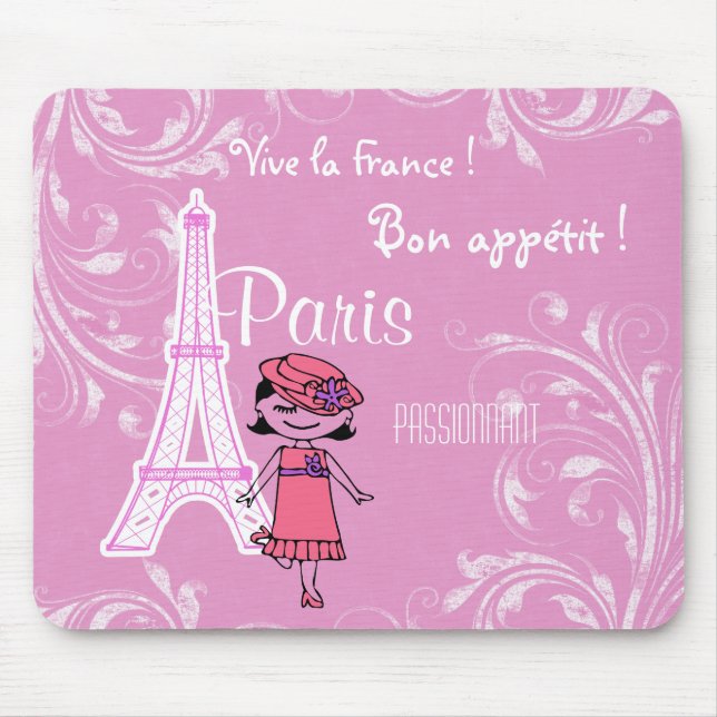 Paris France Mousepads (Front)
