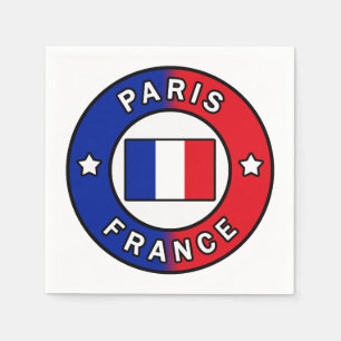 Paris France Napkin
