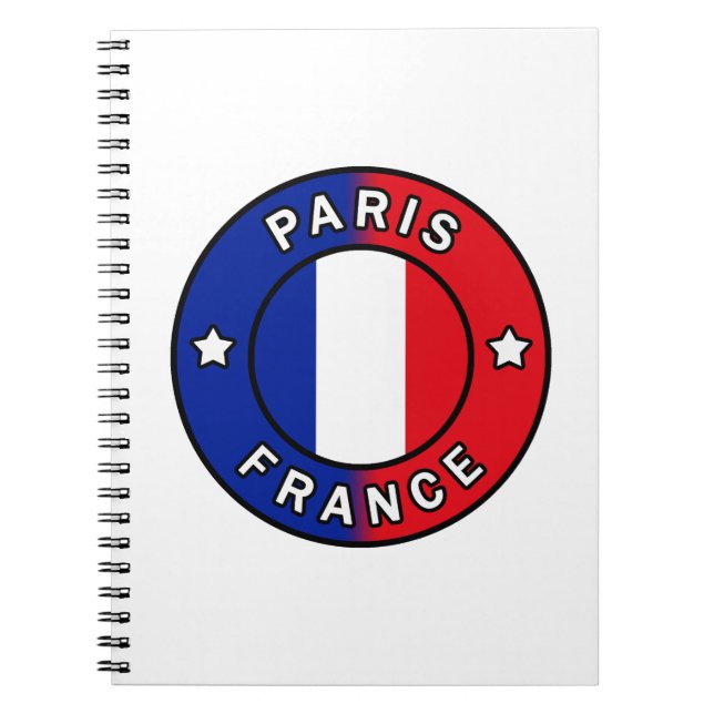 Paris France Notebook (Front)