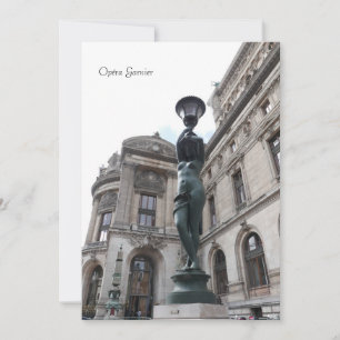 Paris. France. Palais Garnier Invitation