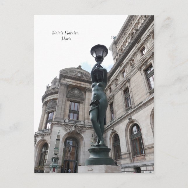 Paris. France. Palais Garnier Postcard (Front)