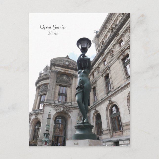 Paris. France. Palais Garnier Postcard (Front)