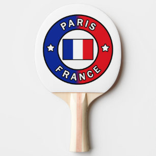 Paris France Ping Pong Paddle