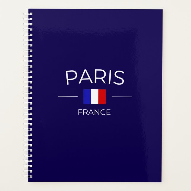 Paris France Planner (Front)