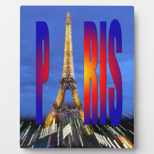 Paris France Plaque