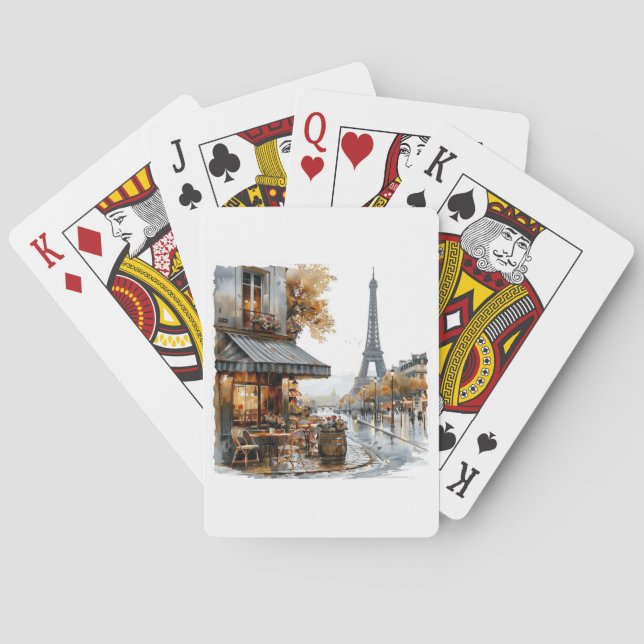 Paris France Playing Cards (Back)