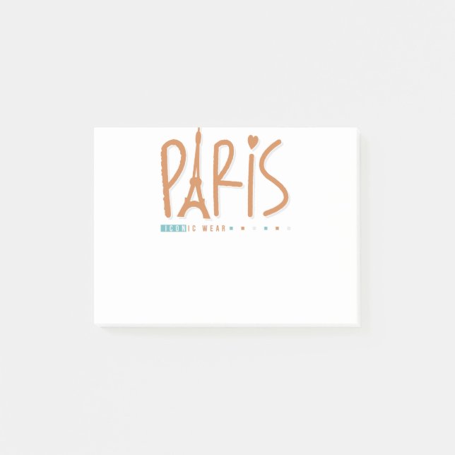 Paris france post-it notes (Front)