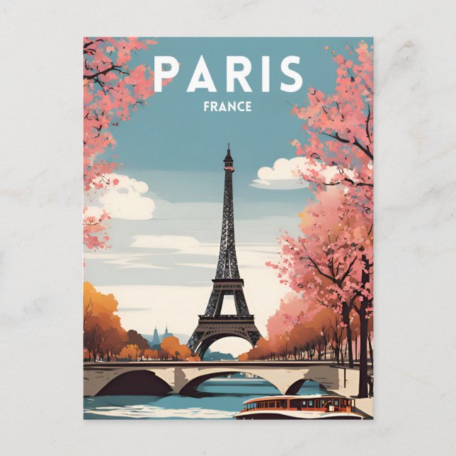 Paris France Postcard (Front)