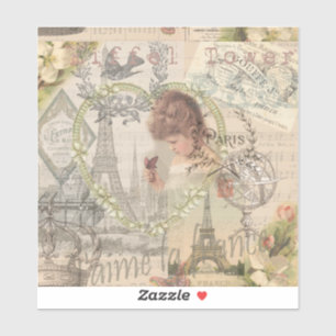 Paris France Pretty Girl Soft Eiffel