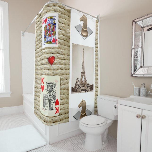 Paris France Shower Curtain (In Situ)