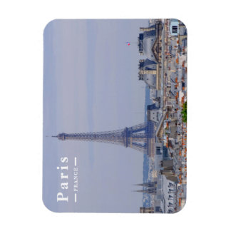 Paris France Skyline with Iconic Eiffel Tower Magnet