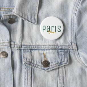 Paris, France Souvenir 6 Cm Round Badge