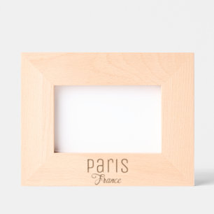 Paris, France Souvenir Etched Frames