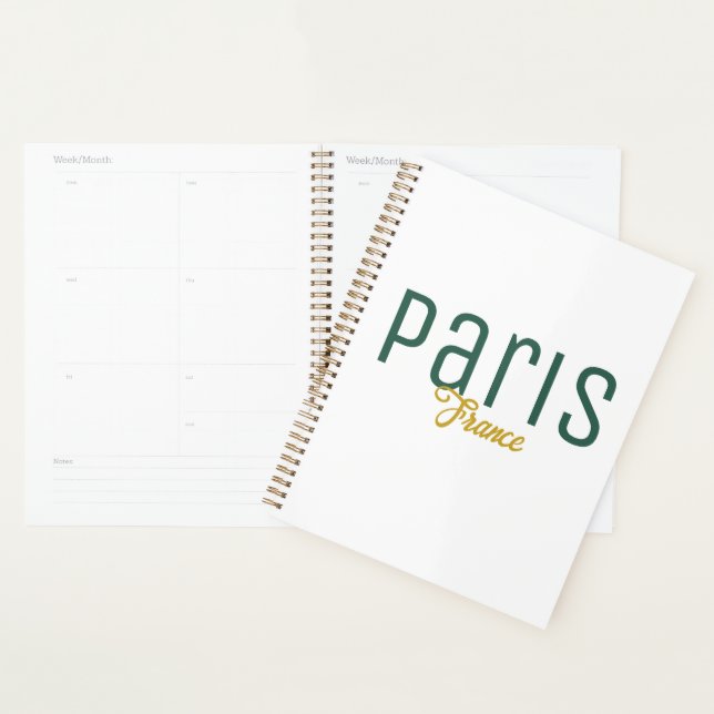 Paris, France Souvenir Planner (Display)