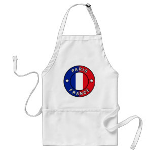 Paris France Standard Apron