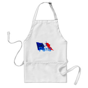 Paris France Standard Apron