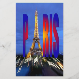 Paris France Stationery