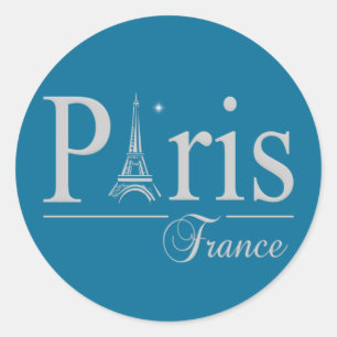 Paris France stickers