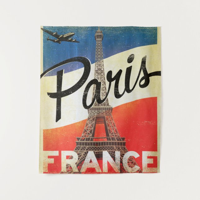 Paris France Tapestry (Front)
