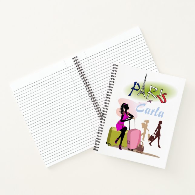 Paris France Vacation Notebook (Inside)