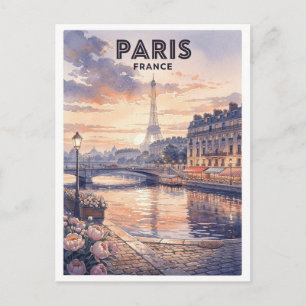 Paris France Vintage Postcard