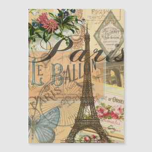 Paris France Vintage Travel Colourful Artwork