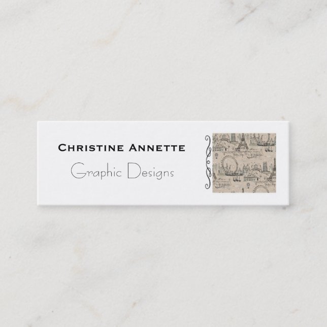Paris French Business - Calling Card (Front)