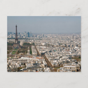 Paris from Above II Postcard