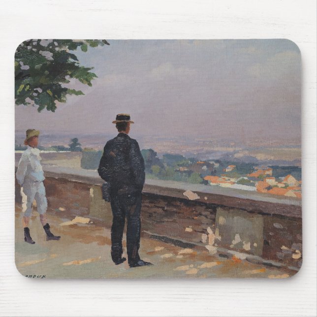 Paris from the observatory at Meudon Mouse Pad (Front)