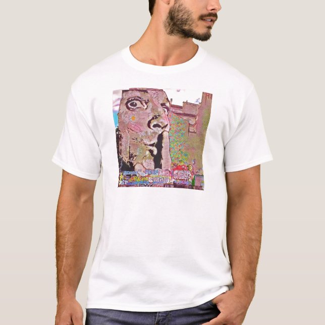Paris graffiti Pomipidou Museum T-Shirt (Front)