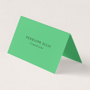 Paris Green Unique Original Classical Professional Business Card