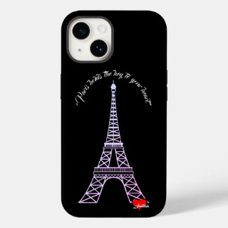 "Paris holds the key to your heart", iPhone Case