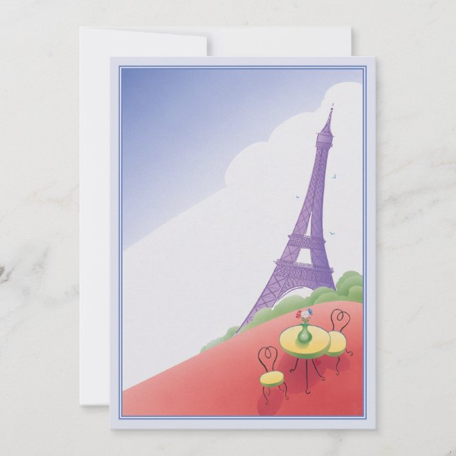 Paris Holiday © Invitation (Front)