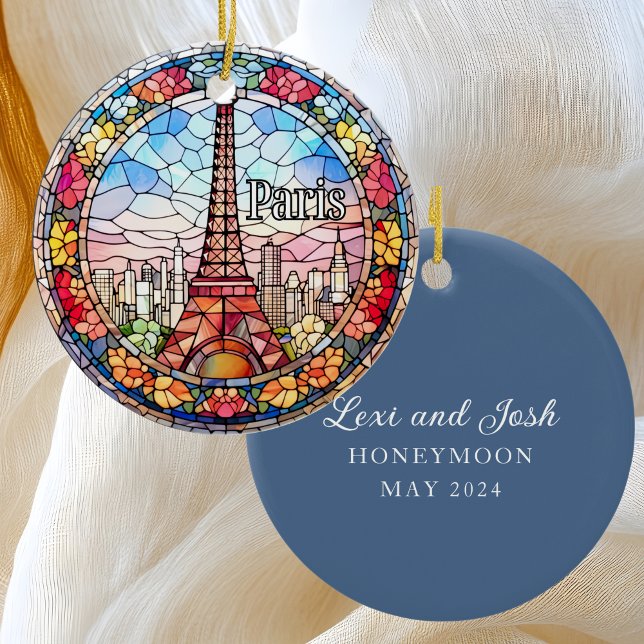 Paris Honeymoon  Ceramic Tree Decoration (Creator Uploaded)