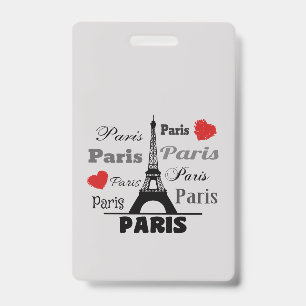 Paris ID Badge