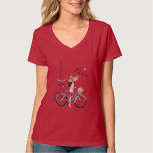 Paris in Bloom Pedaling Through Paris Chic in the T-Shirt