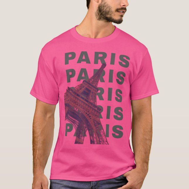 Paris In Cool Vintage T-Shirt (Front)