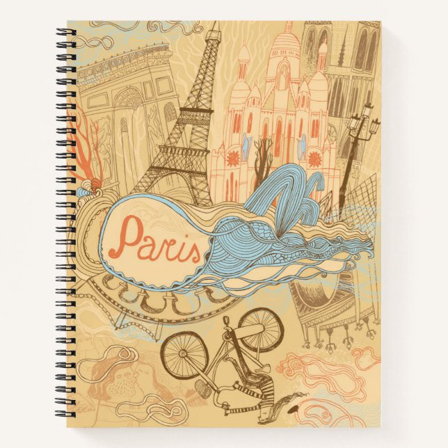 Paris in France Notebook (Front)