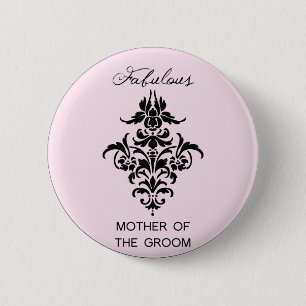 Paris Inspired Mother of the Groom Button