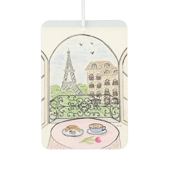 Paris is a Good Idea Car Air Freshener (Front)
